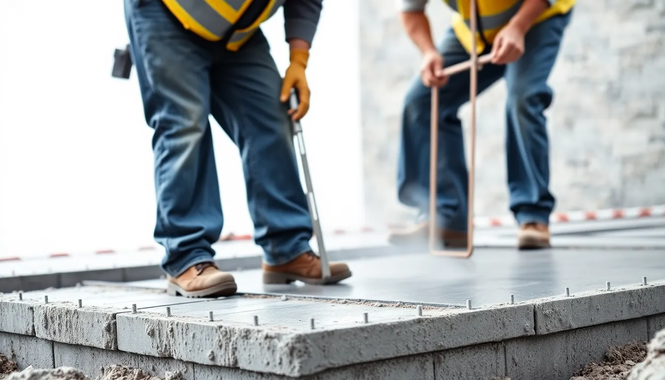 Concrete Slab for Patios and Decks