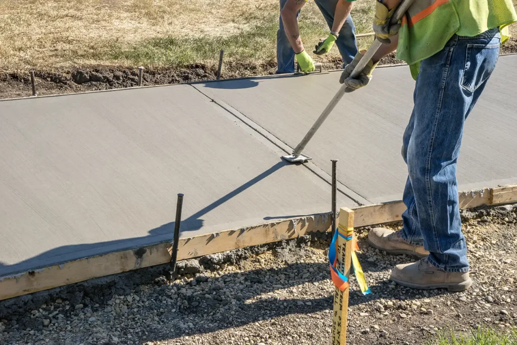 concrete sidewalk project Houston tx