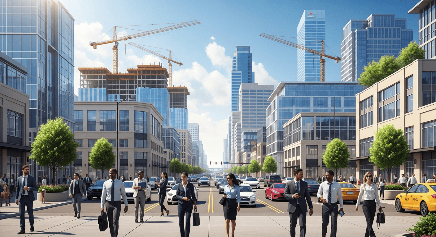 Thriving Pearland commercial district