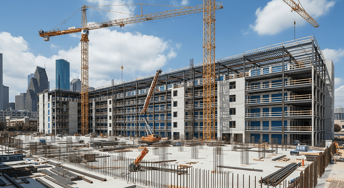 Self-storage facility construction site